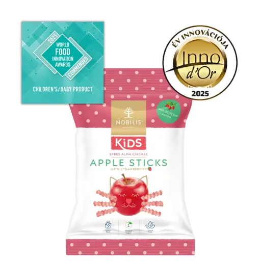 [8189] Apple Sticks with Strawberries - 15g