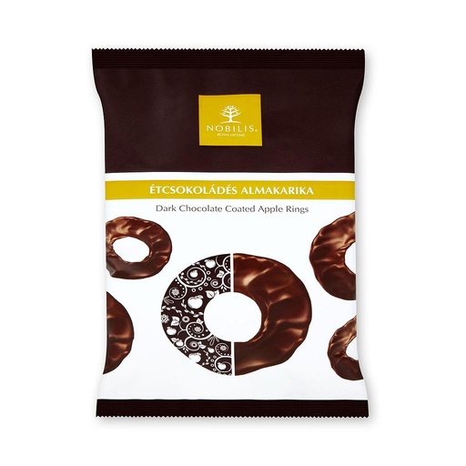 [8479_14] Dark Chocolate coated Apple Rings - 100g