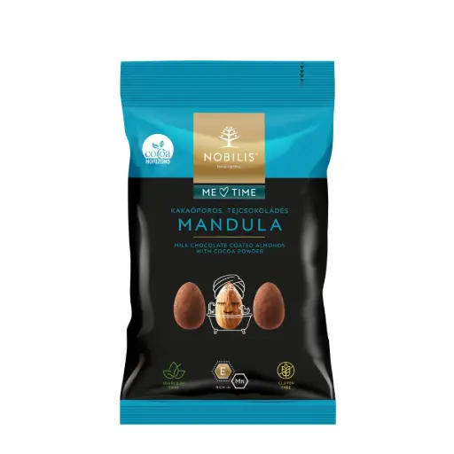 ME💙TIME Milk Chocolate Almonds with Cocoa powder - 70g