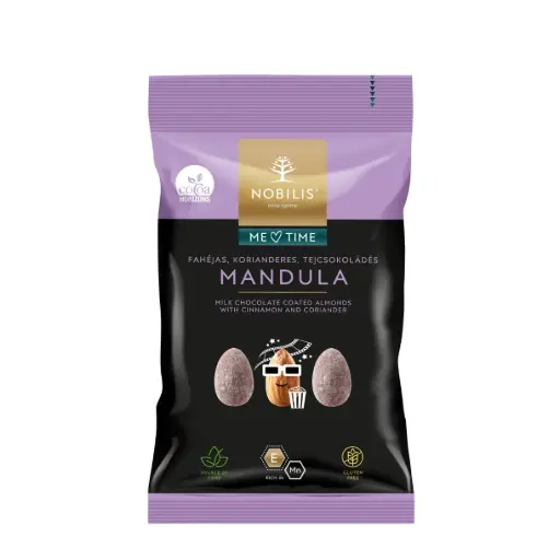 ME💙TIME Fahéjas, tejcsokoládés mandula - 70g 