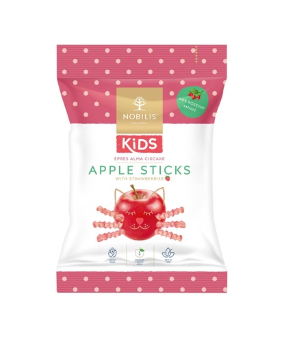 [8189] Apple sticks with strawberries - 15g